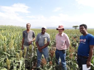 Ethiopia - Prof David Jordan with EIAR staff